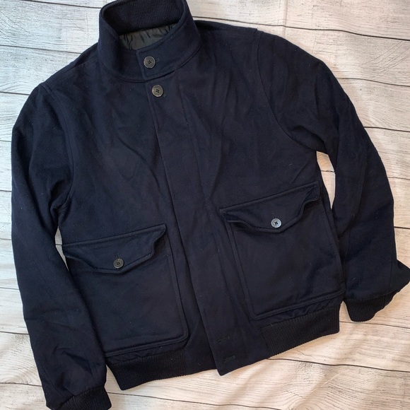 Brooks Brothers 0 Wool Navy Bomber 